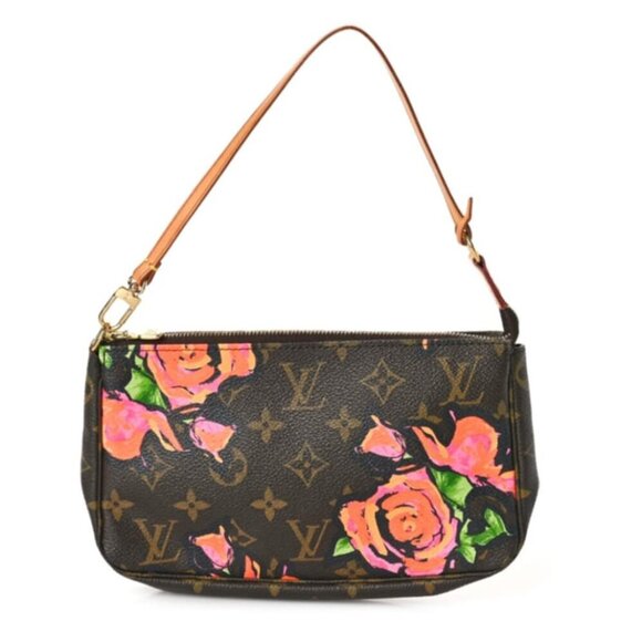 100% Authentic LOUIS VUITTON Pochette Accessoires Monogram Handbag 750-110624 - Picture 1 of 16